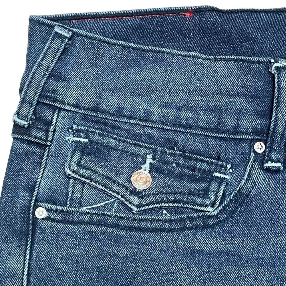 New True Religion‎ Ricky Flap Relaxed Straight Men's Jean Denim Shorts Waist 33